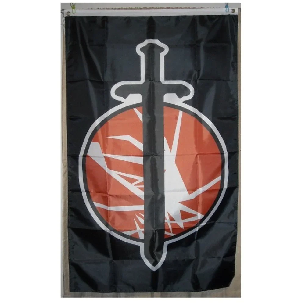 M.A.R.S. MARS G.I. Joe Adventure Team 3'x5' black vertical Flag Banner Cobra